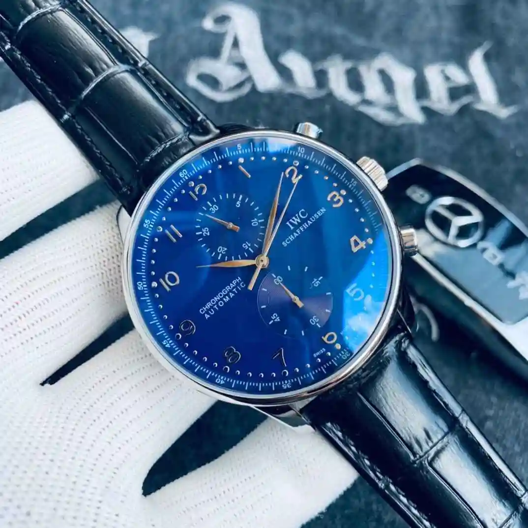 General Watches IWC Wanguo Watch Men's Watch Paired with Original Fully Automatic Mechanical Movement Top Grade 316 Precision Steel Case with Mineral Super Strong Mirror Diameter 42mm KK02600 view 8