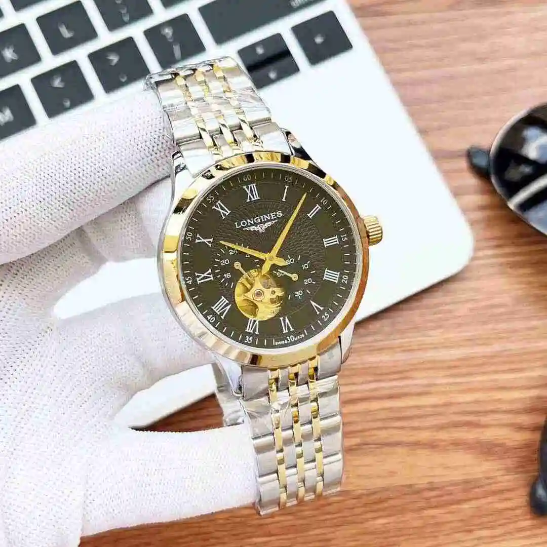 General Watches Longines watch for men with original fully automatic mechanical movement, top grade 316 precision steel case with mineral super strong mirror diameter of 39mm KK05250 view 7