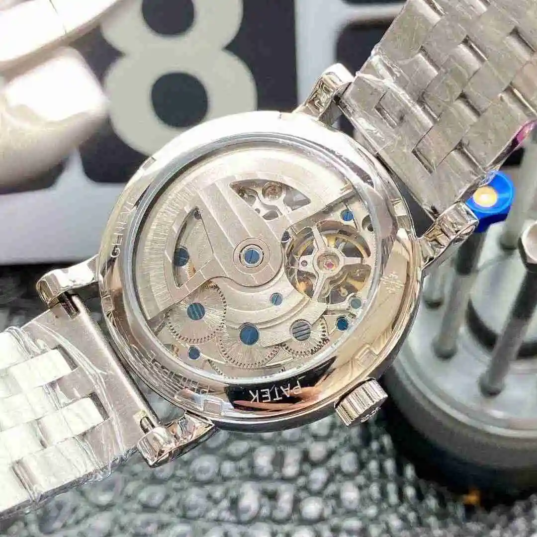 General Watches Patek Philippe Watch Men's Watch Paired with Original Fully Automatic Mechanical Movement Top Grade 316 Precision Steel Case Case with Mineral Super Strong Mirror Diameter 42mm KK06150 view 3