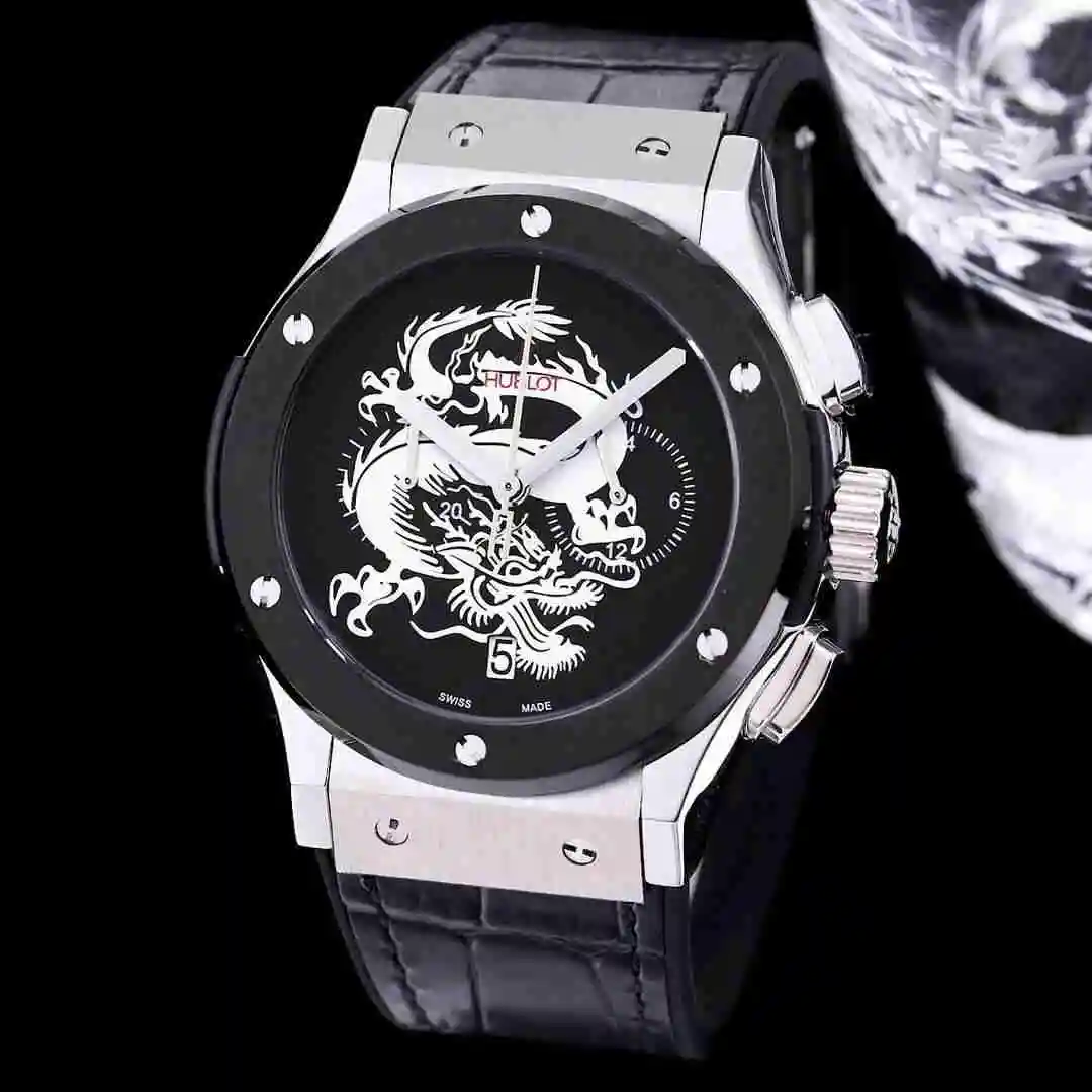 General Watches Hublot Yubo Watch Men's Watch Paired with Original Fully Automatic Mechanical Movement Top Grade 316 Precision Steel Case with Mineral Super Strong Mirror Diameter 45mm KK04150 1 view 3
