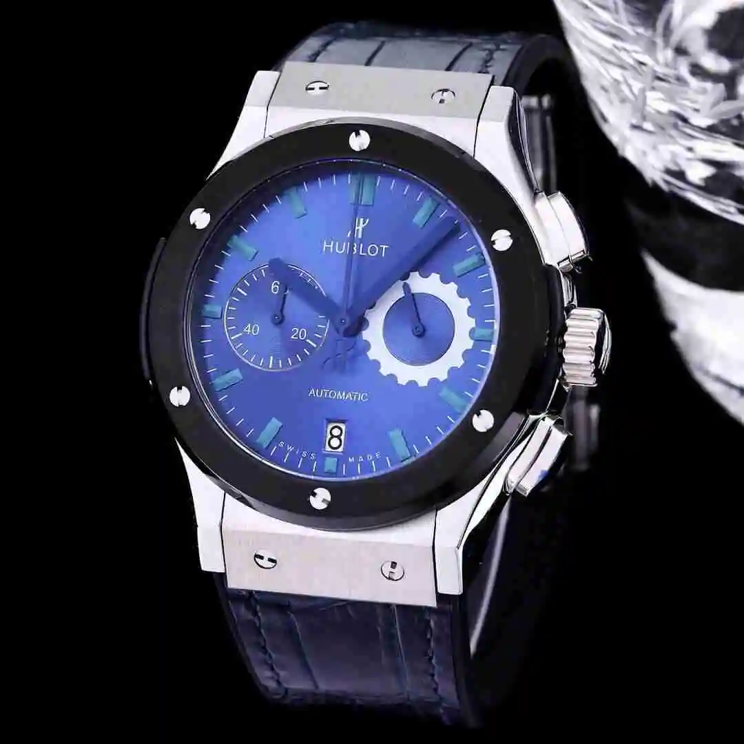 General Watches Hublot Yubo Watch Men's Watch Paired with Original Fully Automatic Mechanical Movement Top Grade 316 Precision Steel Case with Mineral Super Strong Mirror Diameter 45mm KK04150 1 view 6