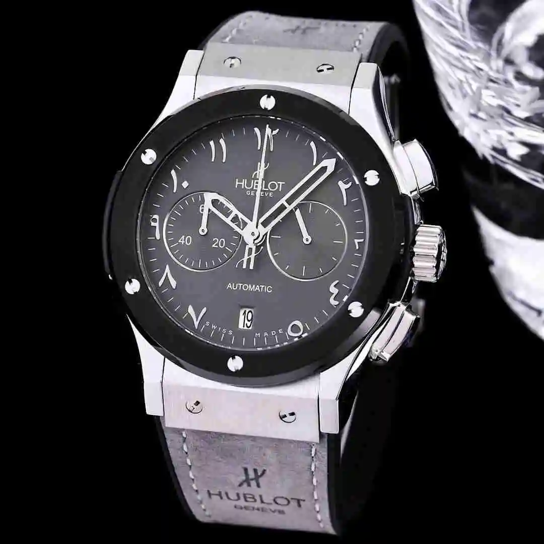 General Watches Hublot Yubo Watch Men's Watch Paired with Original Fully Automatic Mechanical Movement Top Grade 316 Precision Steel Case with Mineral Super Strong Mirror Diameter 45mm KK04150 1 view 9