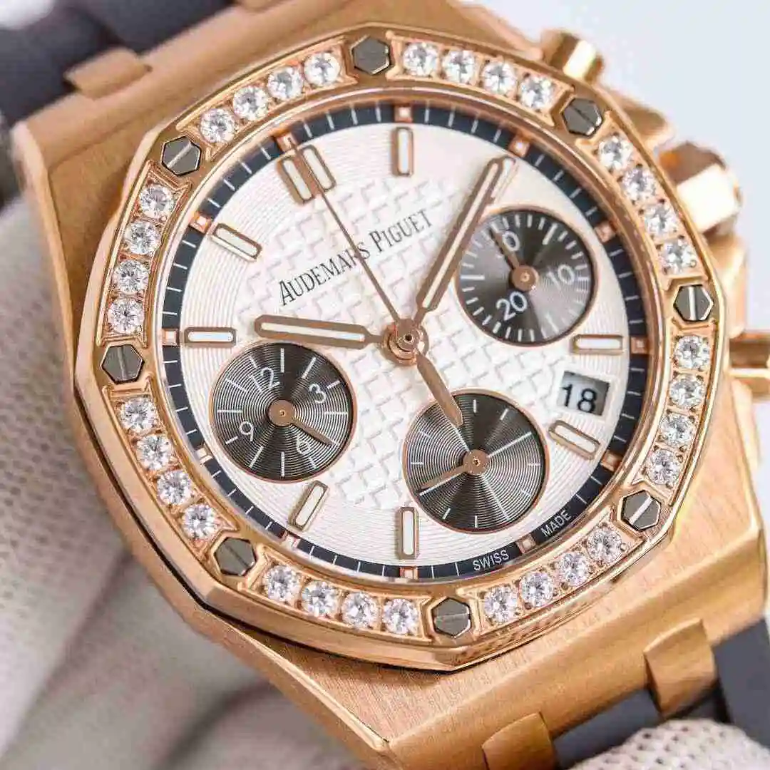General Watches Audemars Piguet Aibi Watch Women's Watch Paired with Original Fully Automatic Mechanical Movement Top Grade 316 Precision Steel Case with Mineral Super Strong Mirror Diameter 37mm kk view 5