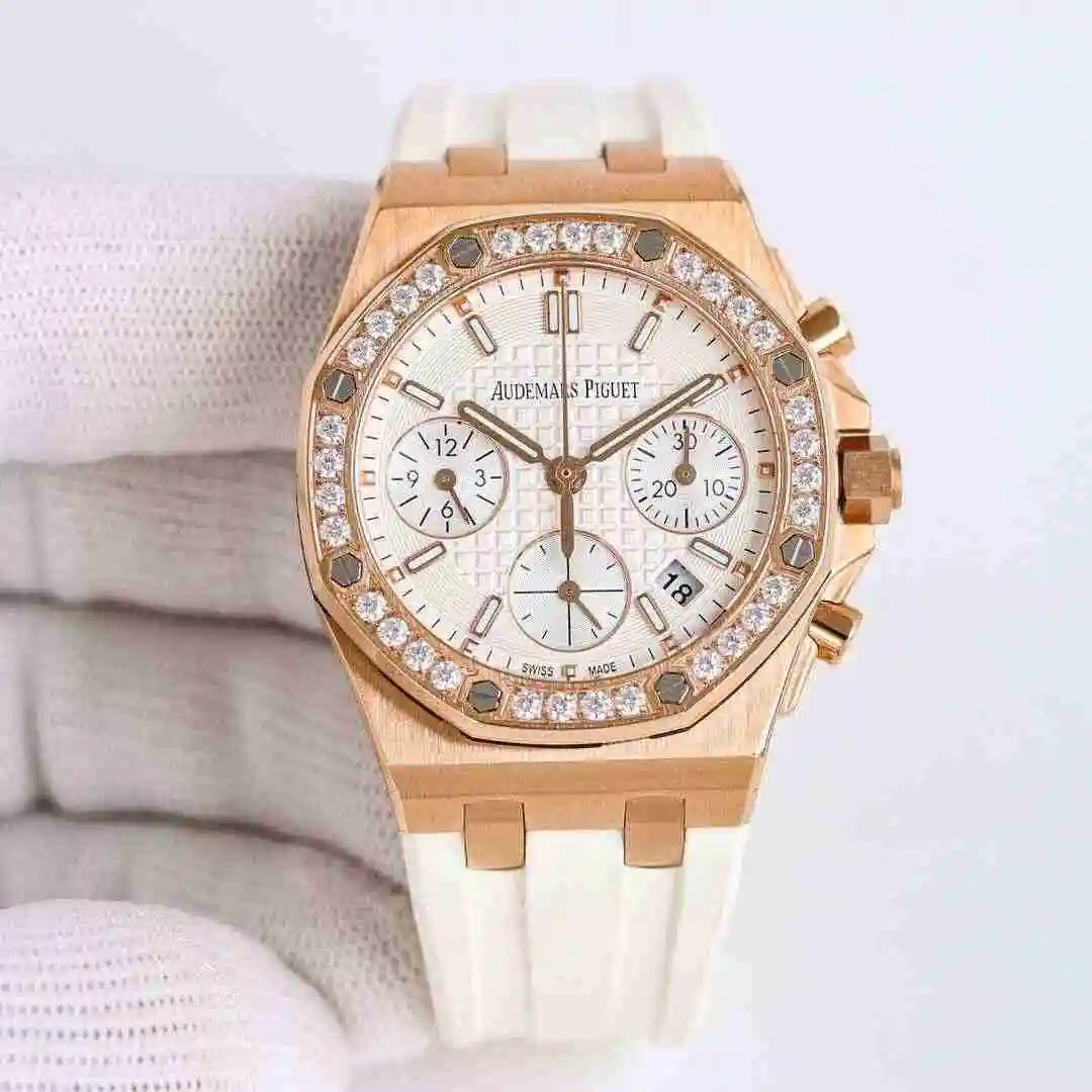 General Watches Audemars Piguet Aibi Watch Women's Watch Paired with Original Fully Automatic Mechanical Movement Top Grade 316 Precision Steel Case with Mineral Super Strong Mirror Diameter 37mm kk view 7