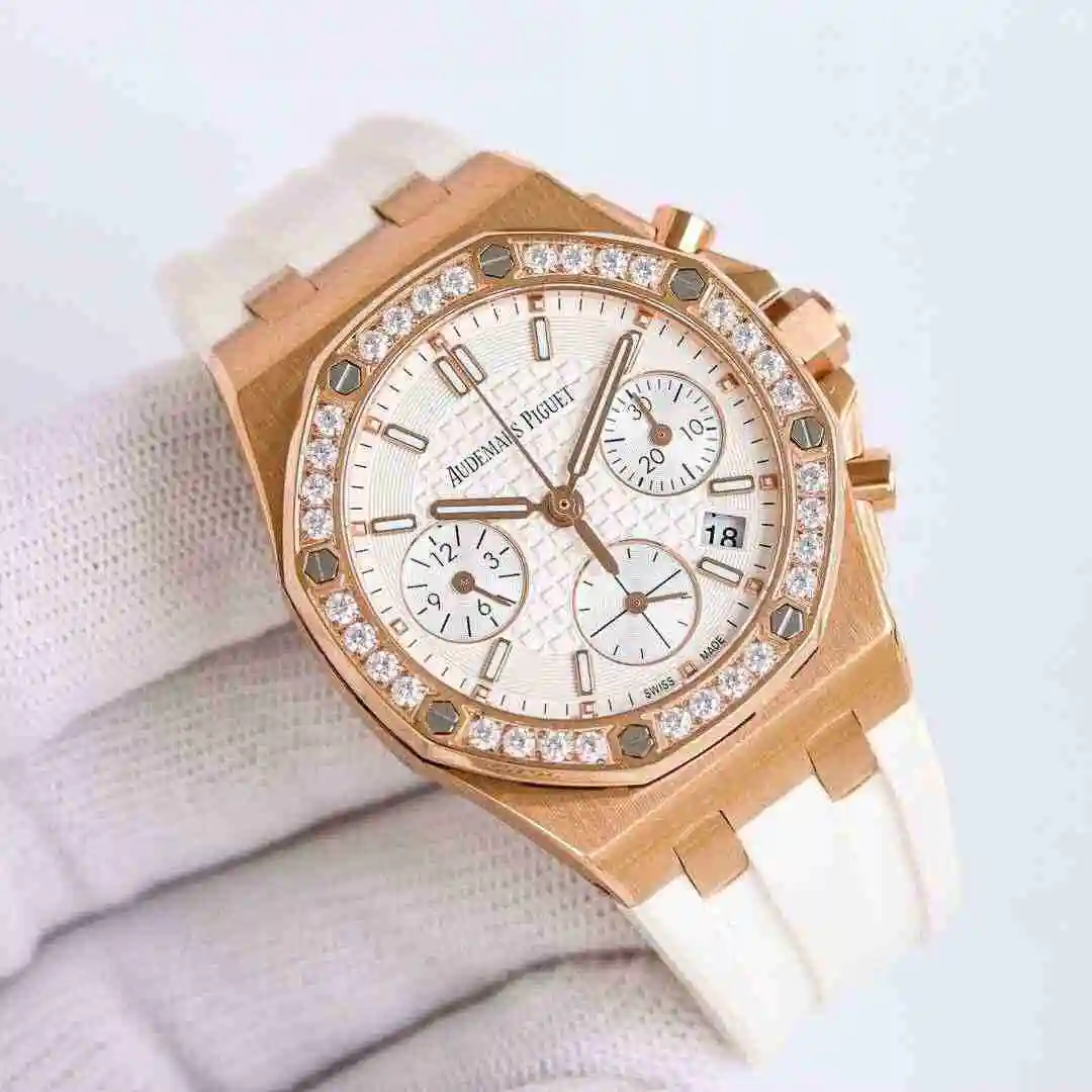 General Watches Audemars Piguet Aibi Watch Women's Watch Paired with Original Fully Automatic Mechanical Movement Top Grade 316 Precision Steel Case with Mineral Super Strong Mirror Diameter 37mm kk view 8