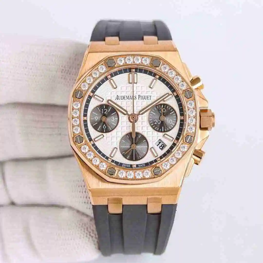 General Watches Audemars Piguet Aibi Watch Women's Watch Paired with Original Fully Automatic Mechanical Movement Top Grade 316 Precision Steel Case with Mineral Super Strong Mirror Diameter 37mm kk view 9