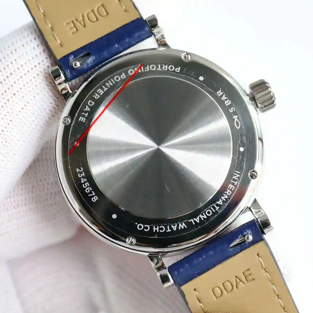 General Watches IWC Wan @ National Watch Men's Watch Paired with Original Fully Automatic Mechanical Movement Top Grade 316 Precision Steel Case with Mineral Super Strong Mirror Diameter 39mm KK view 4
