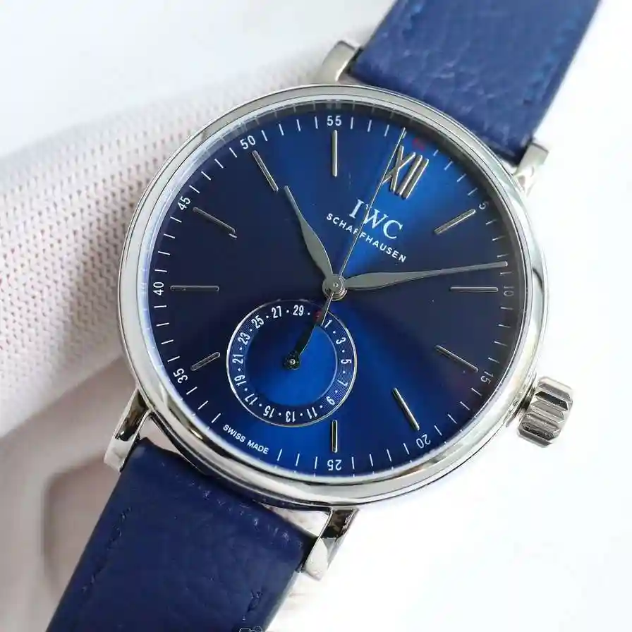 General Watches IWC Wan @ National Watch Men's Watch Paired with Original Fully Automatic Mechanical Movement Top Grade 316 Precision Steel Case with Mineral Super Strong Mirror Diameter 39mm KK view 7