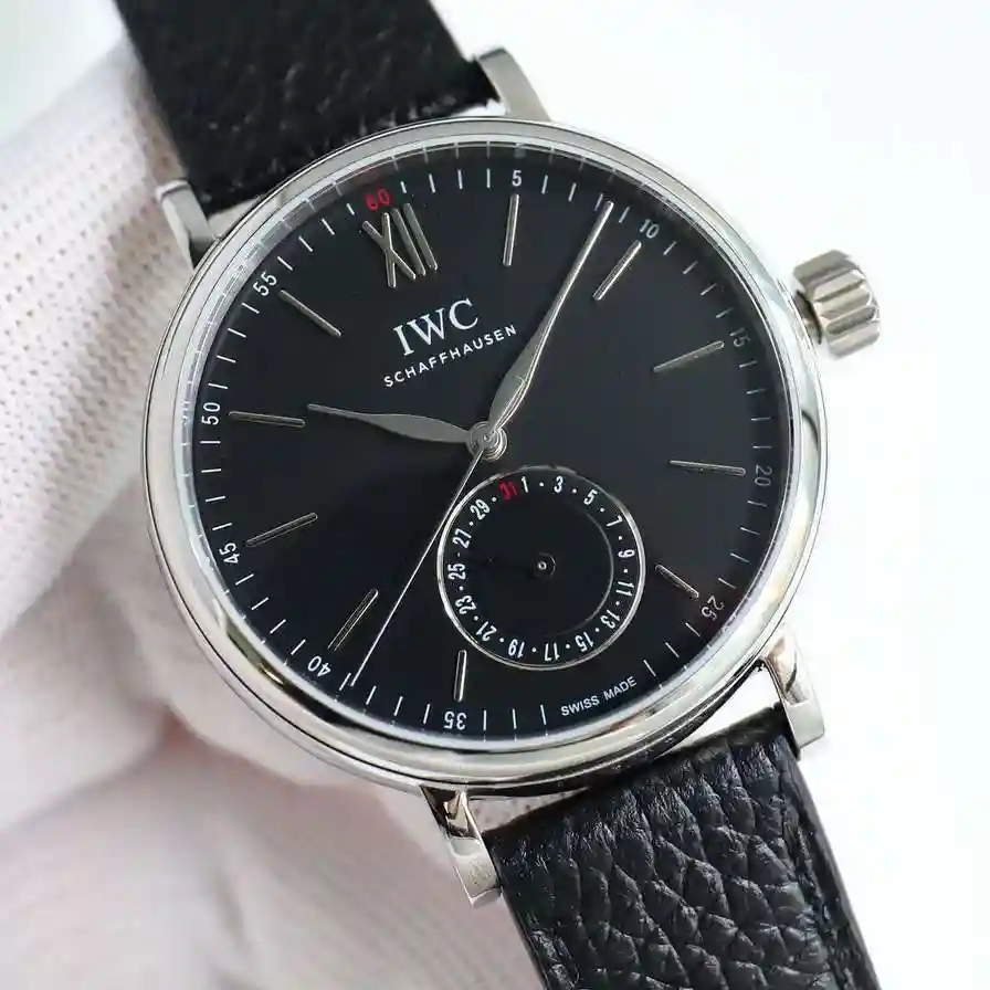 General Watches IWC Wan @ National Watch Men's Watch Paired with Original Fully Automatic Mechanical Movement Top Grade 316 Precision Steel Case with Mineral Super Strong Mirror Diameter 39mm KK view 9