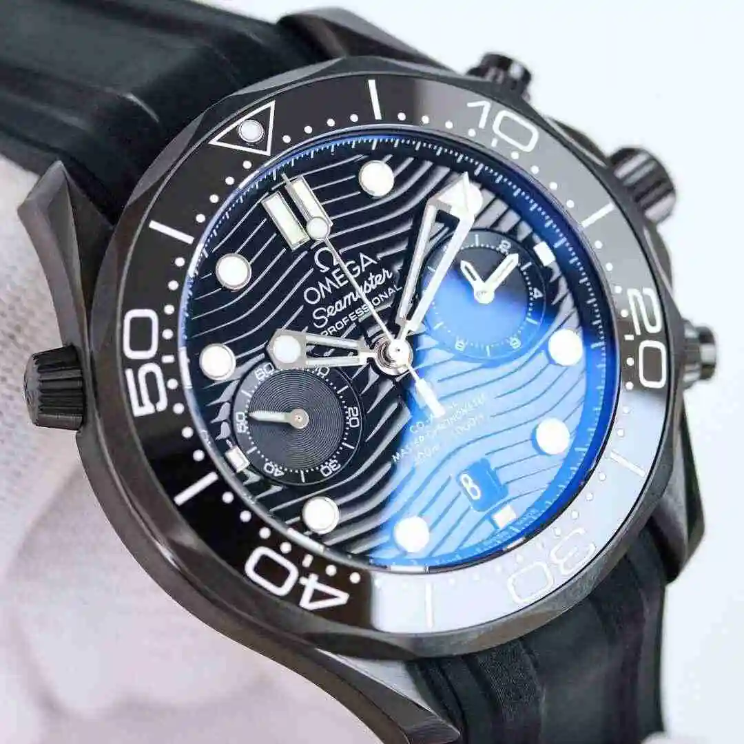 General Watches Omega Watch Men's Watch Paired with Original Fully Automatic Mechanical Movement Top Grade 316 Precision Steel Case with Mineral Super Strong Mirror Diameter 44mm kk012500 view 7