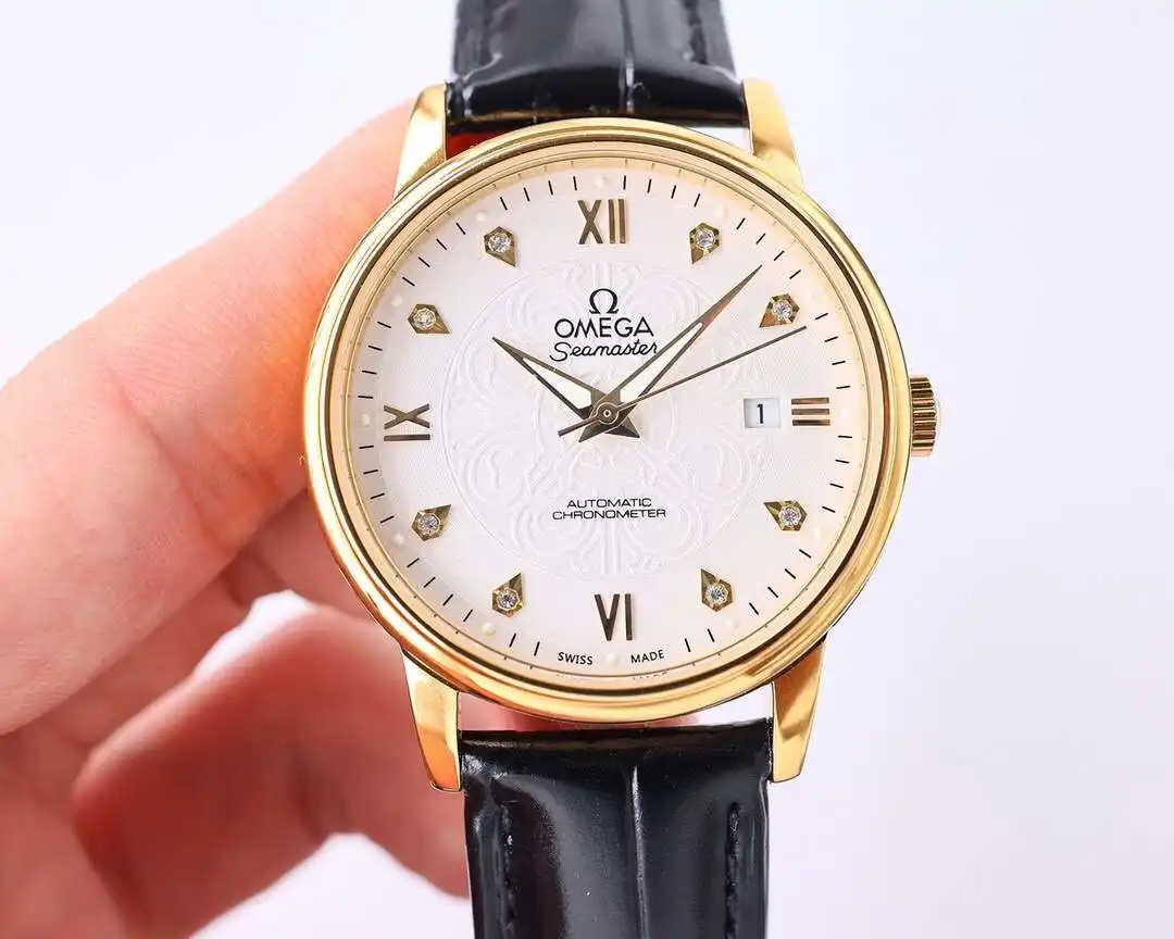 General Watches Omega Ou@mega watch men's watch with original fully automatic mechanical movement top 316 stainless steel case strap mineral super mirror diameter 40mm KK07050 1 view 6