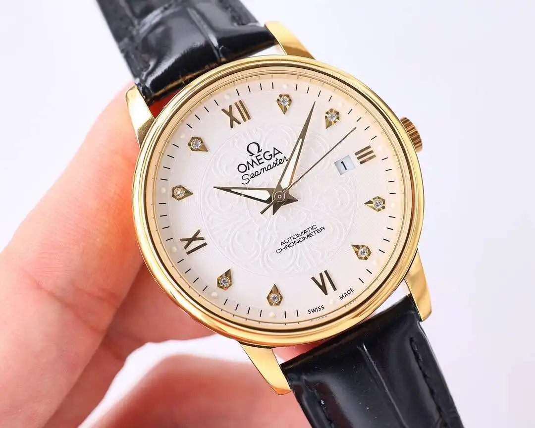 General Watches Omega Ou@mega watch men's watch with original fully automatic mechanical movement top 316 stainless steel case strap mineral super mirror diameter 40mm KK07050 1 view 7