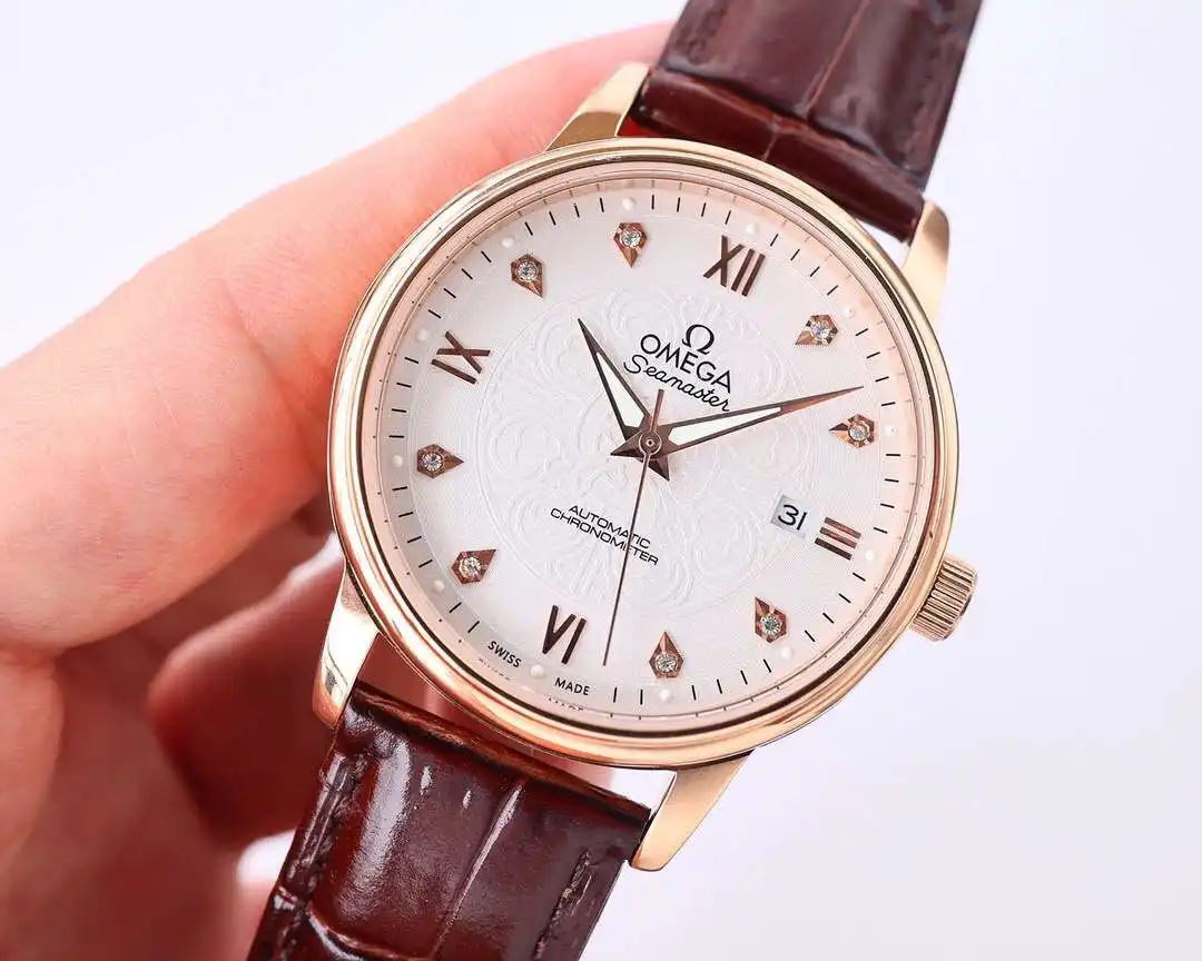 General Watches Omega Ou@mega watch men's watch with original fully automatic mechanical movement top 316 stainless steel case strap mineral super mirror diameter 40mm KK07050 1 view 8