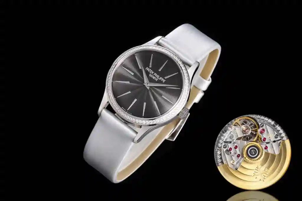 General Watches Patek Philippe Patek@Philippe watch women's watch with original fully automatic mechanical movement top 316 stainless steel case strap mineral super mirror diameter 33mm KK011500 view 5
