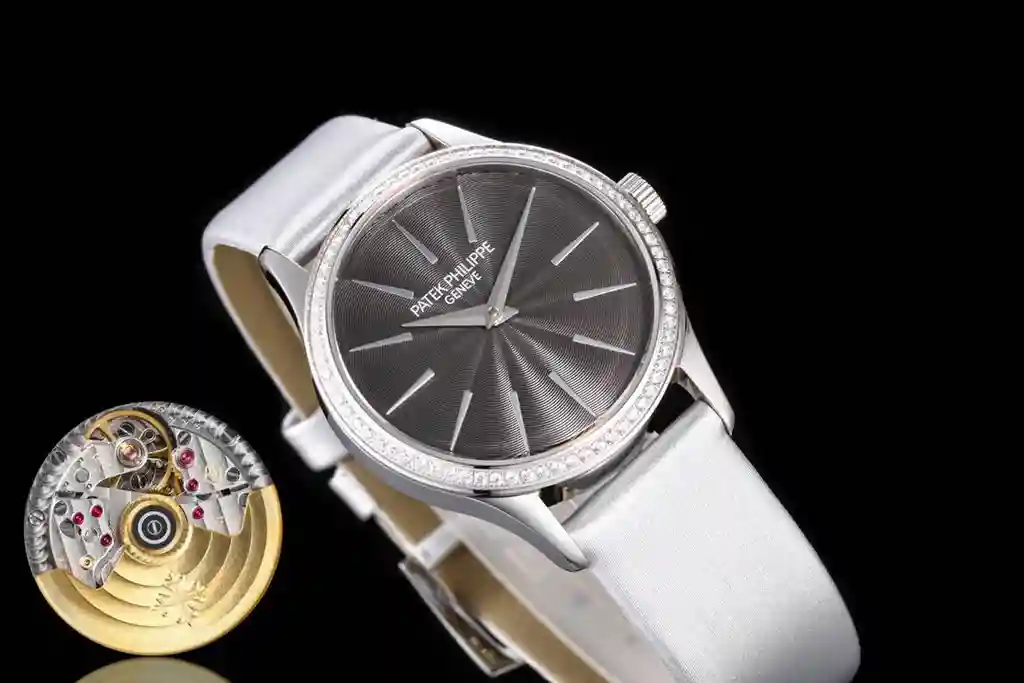 General Watches Patek Philippe Patek@Philippe watch women's watch with original fully automatic mechanical movement top 316 stainless steel case strap mineral super mirror diameter 33mm KK011500 view 6