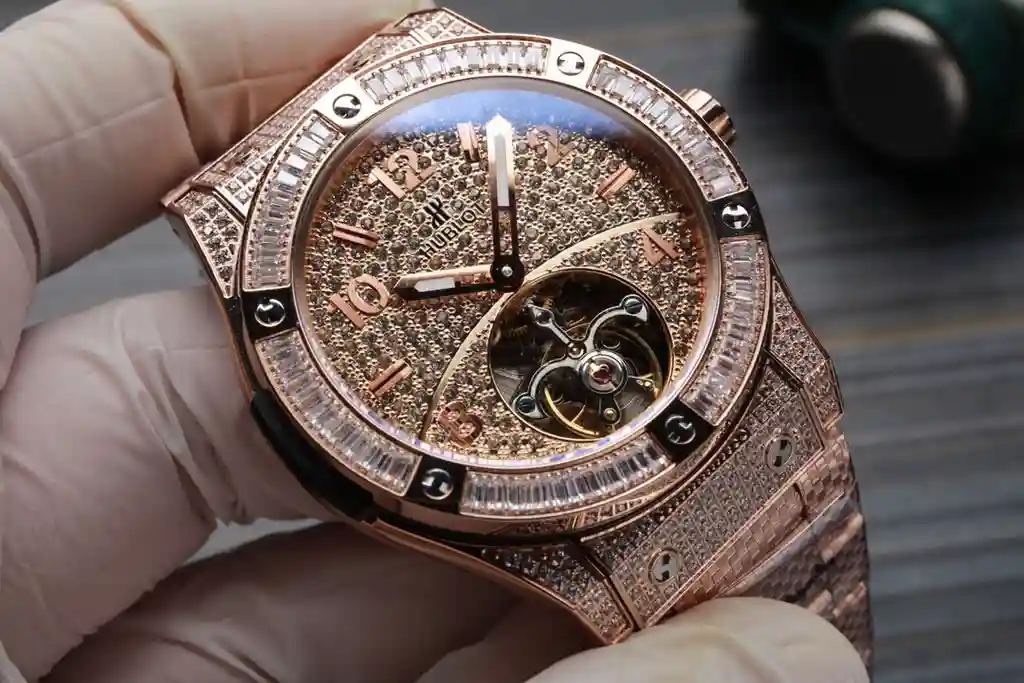 General Watches Hublot Heng@bao watch men's watch with original fully automatic mechanical movement top 316 stainless steel case strap mineral super mirror diameter 45mm KK06850 1 view 7