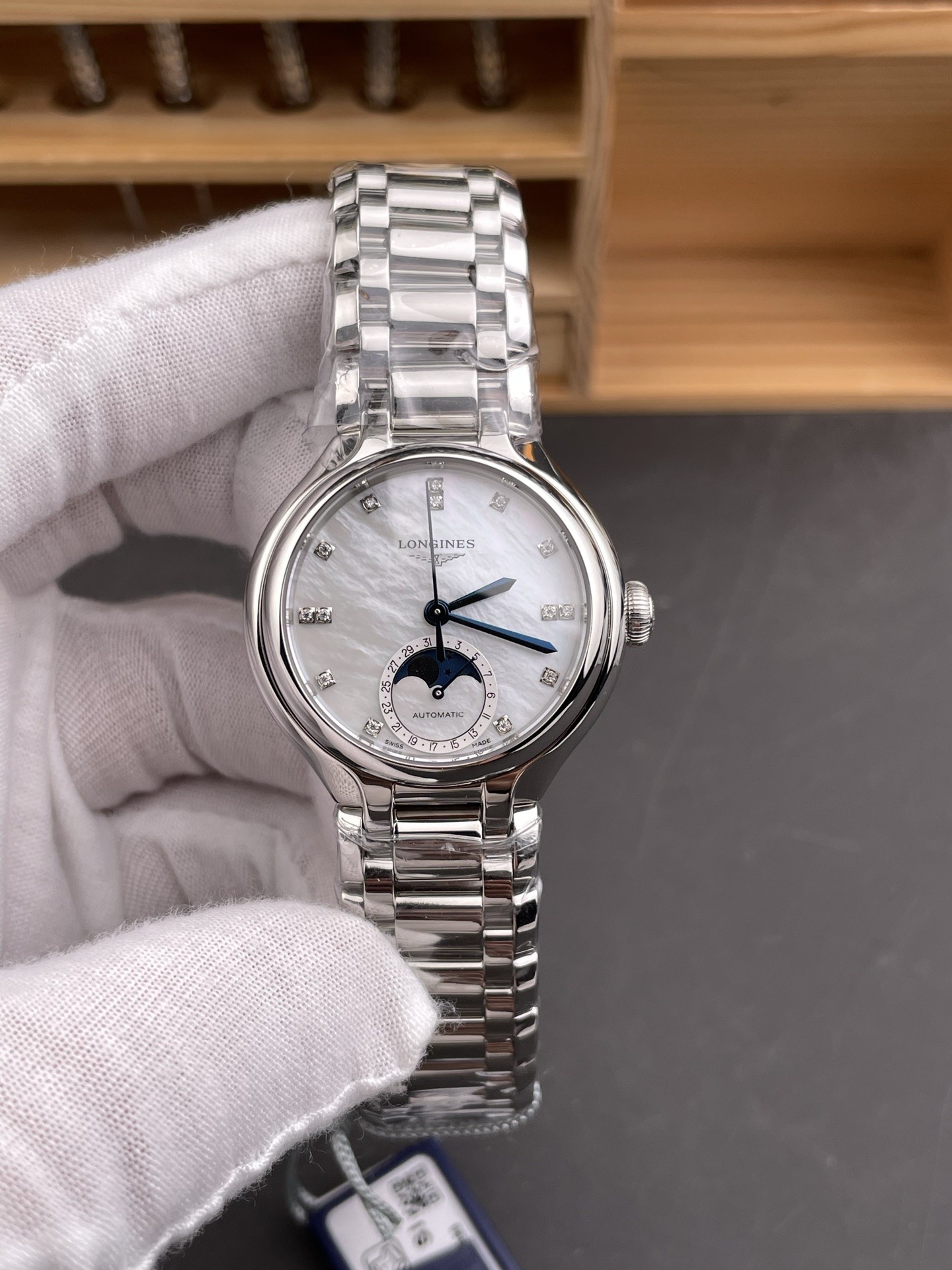 Longines Mother of Pearl Dial Watch view 1