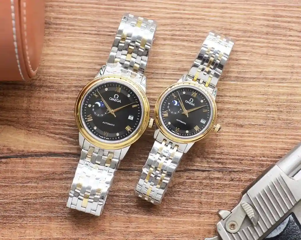 General Watches Advanced customized version of the new Omega Omega couple's watch, using fully automatic mechanical movement, top-grade 316 stainless steel case and strap, mineral super mirror, diameter 43mm DMA88049 view 2
