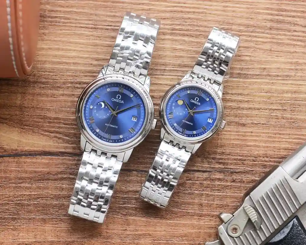 General Watches Advanced customized version of the new Omega Omega couple's watch, using fully automatic mechanical movement, top-grade 316 stainless steel case and strap, mineral super mirror, diameter 43mm DMA88049 view 3