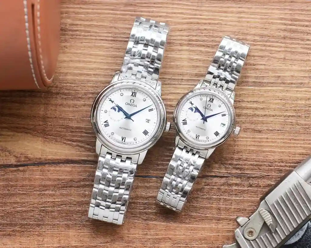 General Watches Advanced customized version of the new Omega Omega couple's watch, using fully automatic mechanical movement, top-grade 316 stainless steel case and strap, mineral super mirror, diameter 43mm DMA88049 view 5
