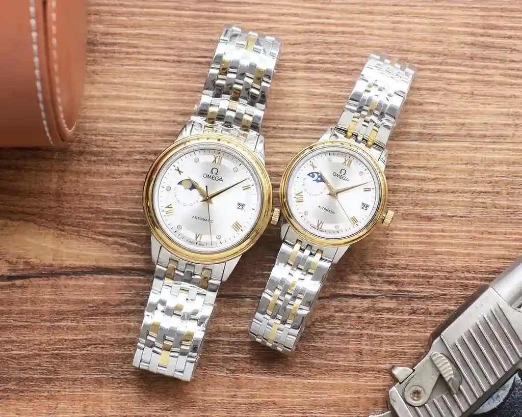 General Watches Advanced customized version of the new Omega Omega couple's watch, using fully automatic mechanical movement, top-grade 316 stainless steel case and strap, mineral super mirror, diameter 43mm DMA88049 view 6