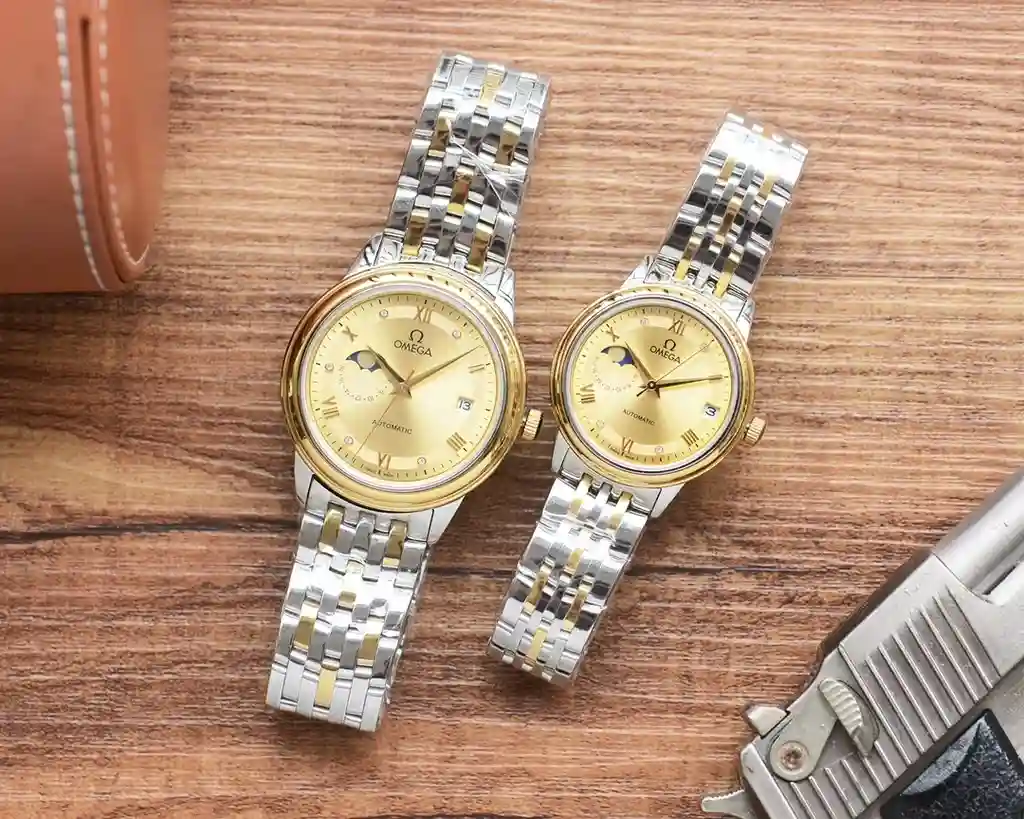 General Watches Advanced customized version of the new Omega Omega couple's watch, using fully automatic mechanical movement, top-grade 316 stainless steel case and strap, mineral super mirror, diameter 43mm DMA88049 view 7