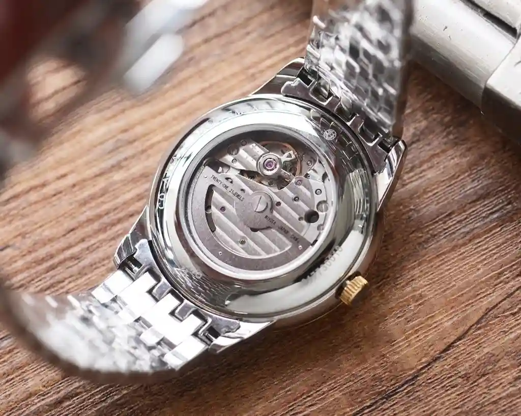 General Watches Advanced customized version of the new Omega Omega couple's watch, using fully automatic mechanical movement, top-grade 316 stainless steel case and strap, mineral super mirror, diameter 43mm DMA88049 view 9