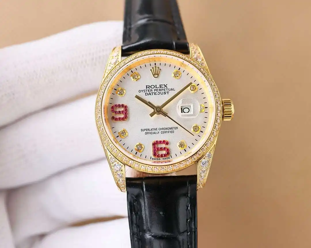 General Watches Watch, women's watch with original fully automatic mechanical movement, top-grade 316 stainless steel case and strap, mineral super mirror, diameter 32cm KK07850 view 6