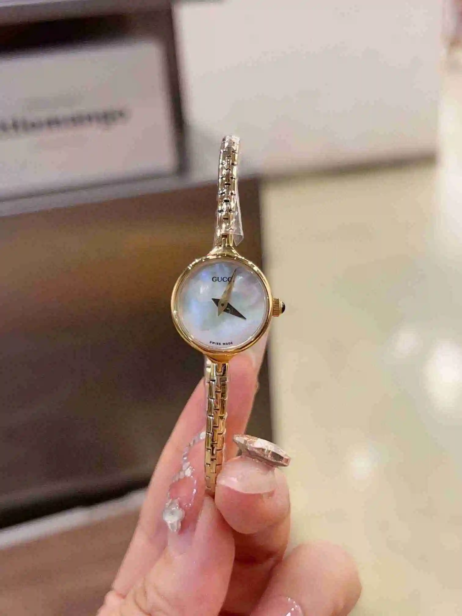 General Watches Gucci GUCCI Women's Watch Paired with Original Fully Automatic Mechanical Movement, Top Grade 316 Precision Steel Case with Mineral Super Strong Mirror Diameter 23mm KK view 5