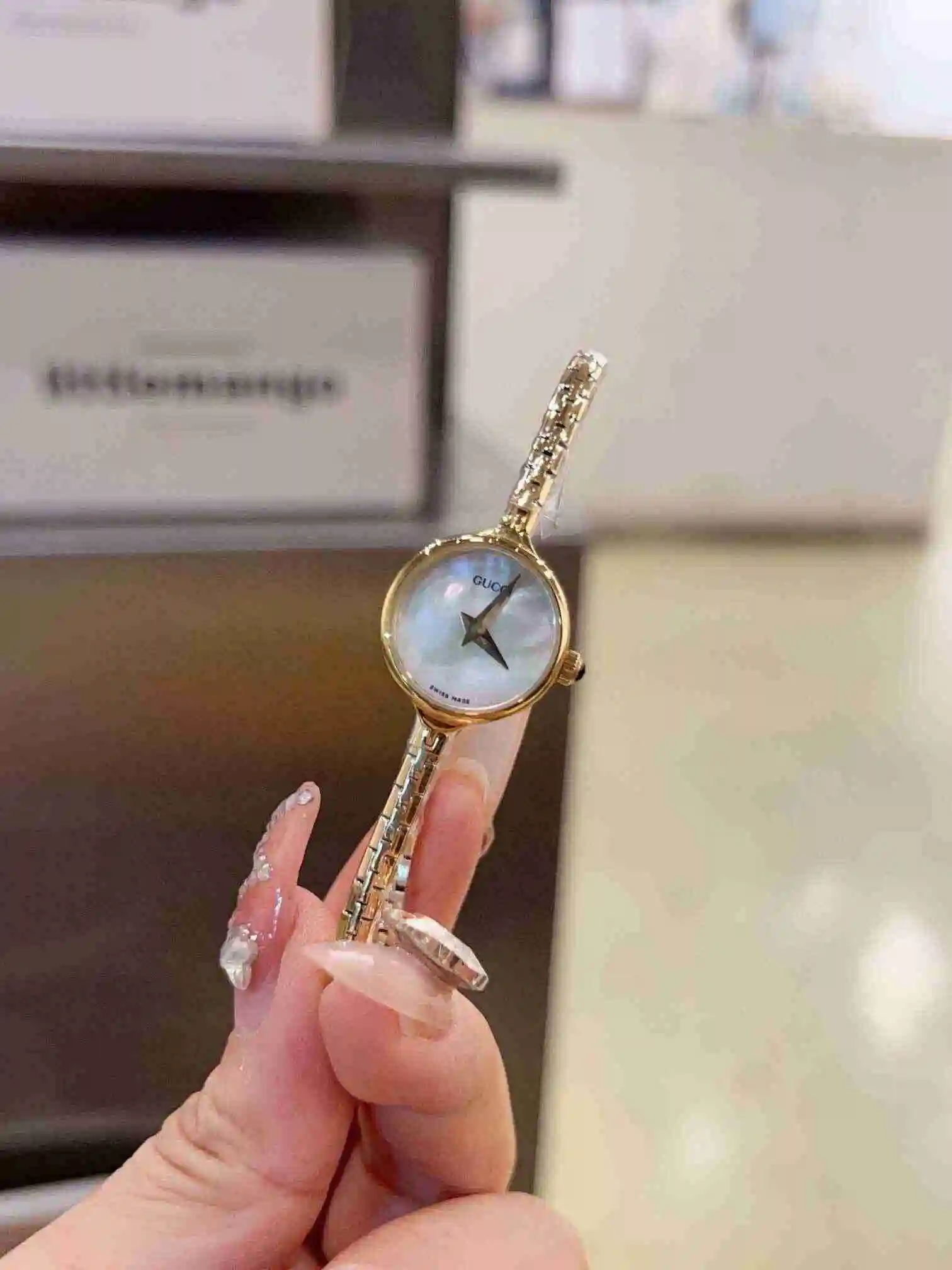 General Watches Gucci GUCCI Women's Watch Paired with Original Fully Automatic Mechanical Movement, Top Grade 316 Precision Steel Case with Mineral Super Strong Mirror Diameter 23mm KK view 8