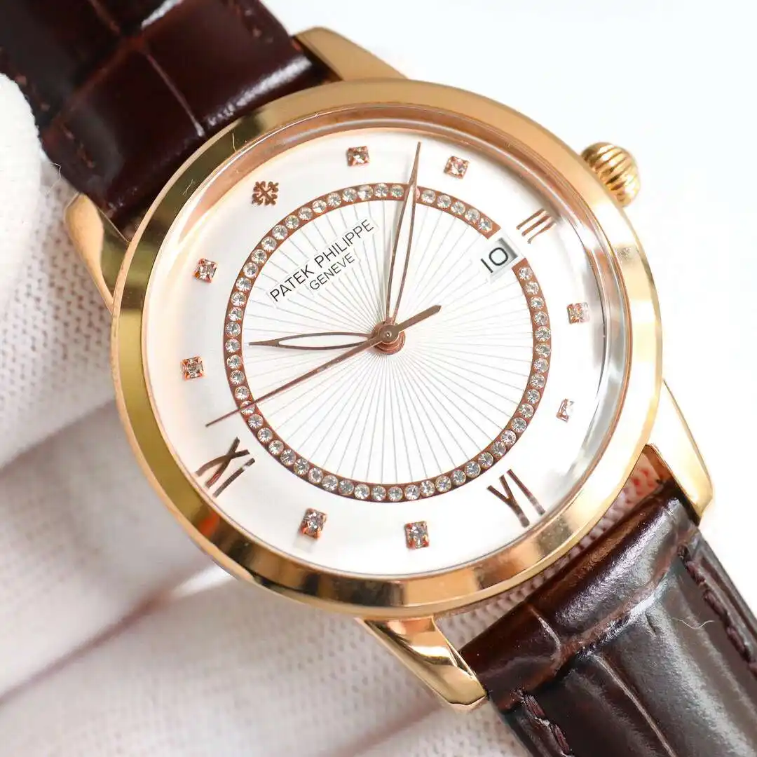 General Watches Patek Philippe Patek@Philippe watch men's watch with original fully automatic mechanical movement top 316 stainless steel case strap mineral super mirror diameter 40mm KK09850 view 8