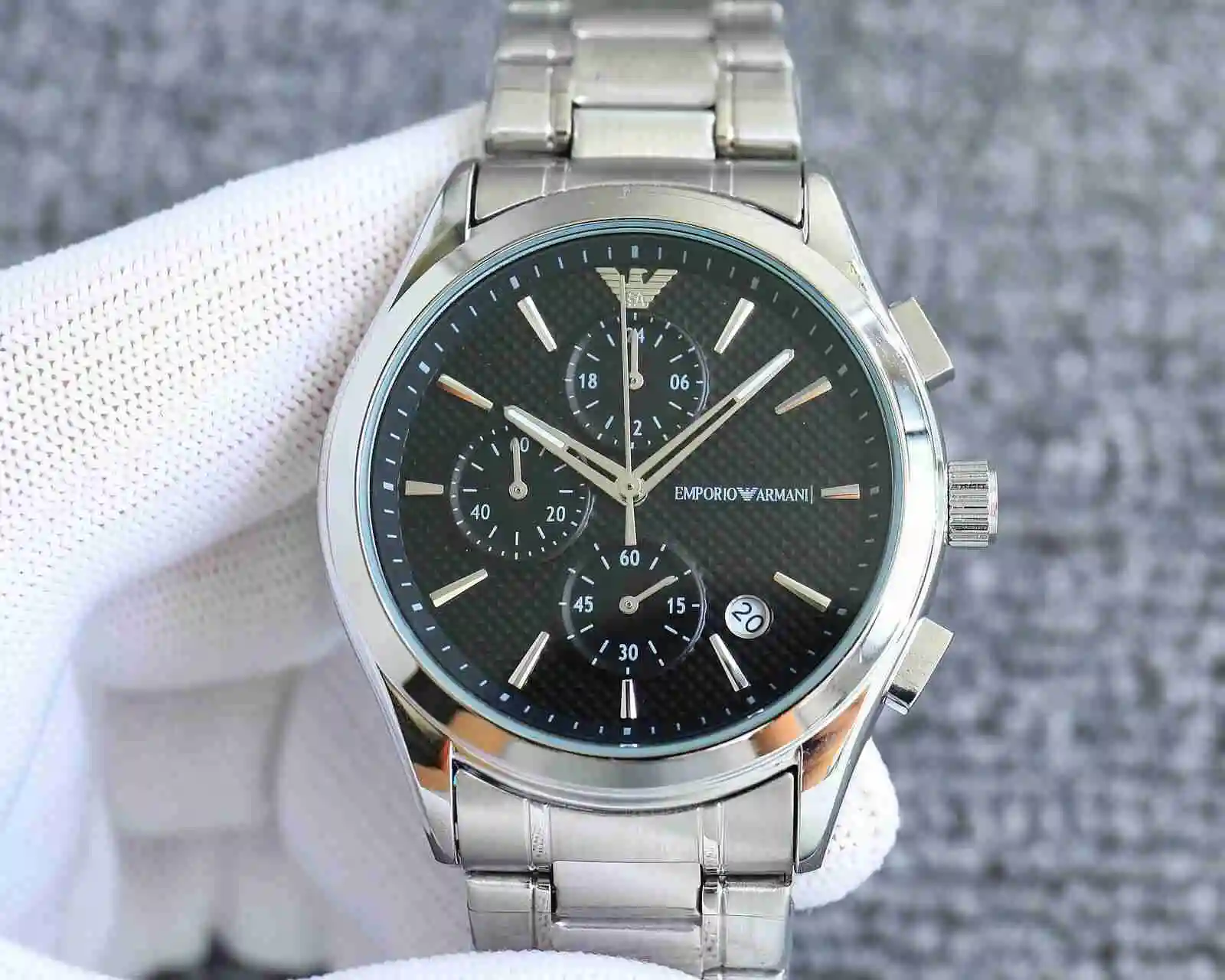 General Watches Armani Watch Men's Watch Paired with Original Fully Automatic Mechanical Movement Top Grade 316 Precision Steel Case with Mineral Super Strong Mirror Diameter 43mm KK02750 1 view 6