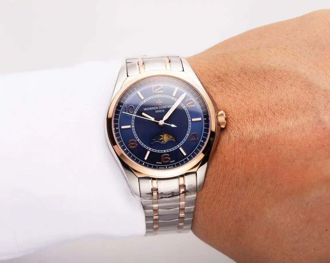 General Watches Vacheron Constantin @Denton watch men's watch with original fully automatic mechanical movement top 316 stainless steel case strap mineral super mirror diameter 41mm KK03450 1 view 5
