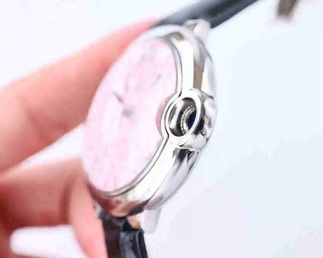 General Watches Cartier Watch Couple Paired Watch with Original Fully Automatic Mechanical Movement Top grade 316 Precision Steel Case with Mineral Super Strong Mirror Diameter Large 42mm Small 33mm kk07500 view 5