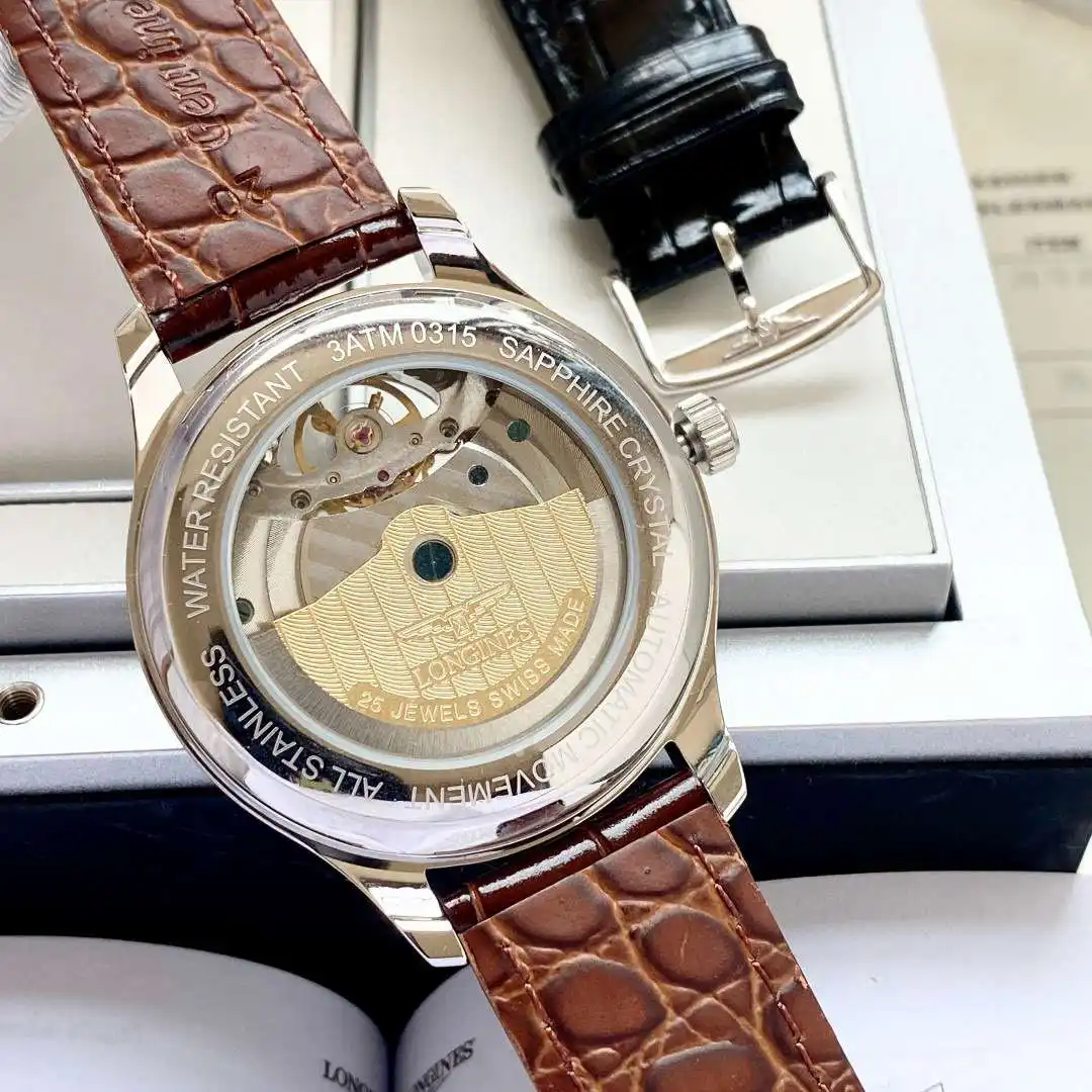 General Watches Watch Men's watch with original fully automatic mechanical movement, top 316 stainless steel case and strap, mineral super mirror, diameter 42mm KK ) view 2