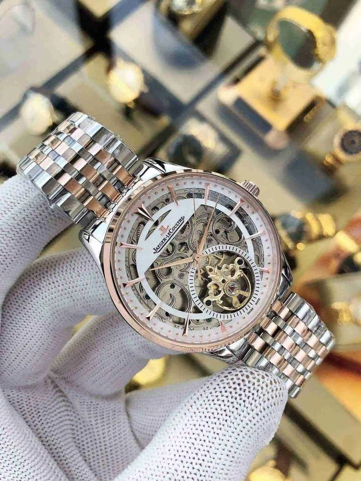 General Watches Jaeger-LeCoultre Jijia White 410 Gold 430 Steel+20 Watch view 5