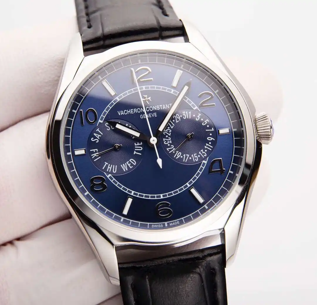 General Watches Vacheron Constantin @Denton watch men's watch with original fully automatic mechanical movement top 316 stainless steel case strap mineral super mirror diameter 41mm KK03250 2 view 5