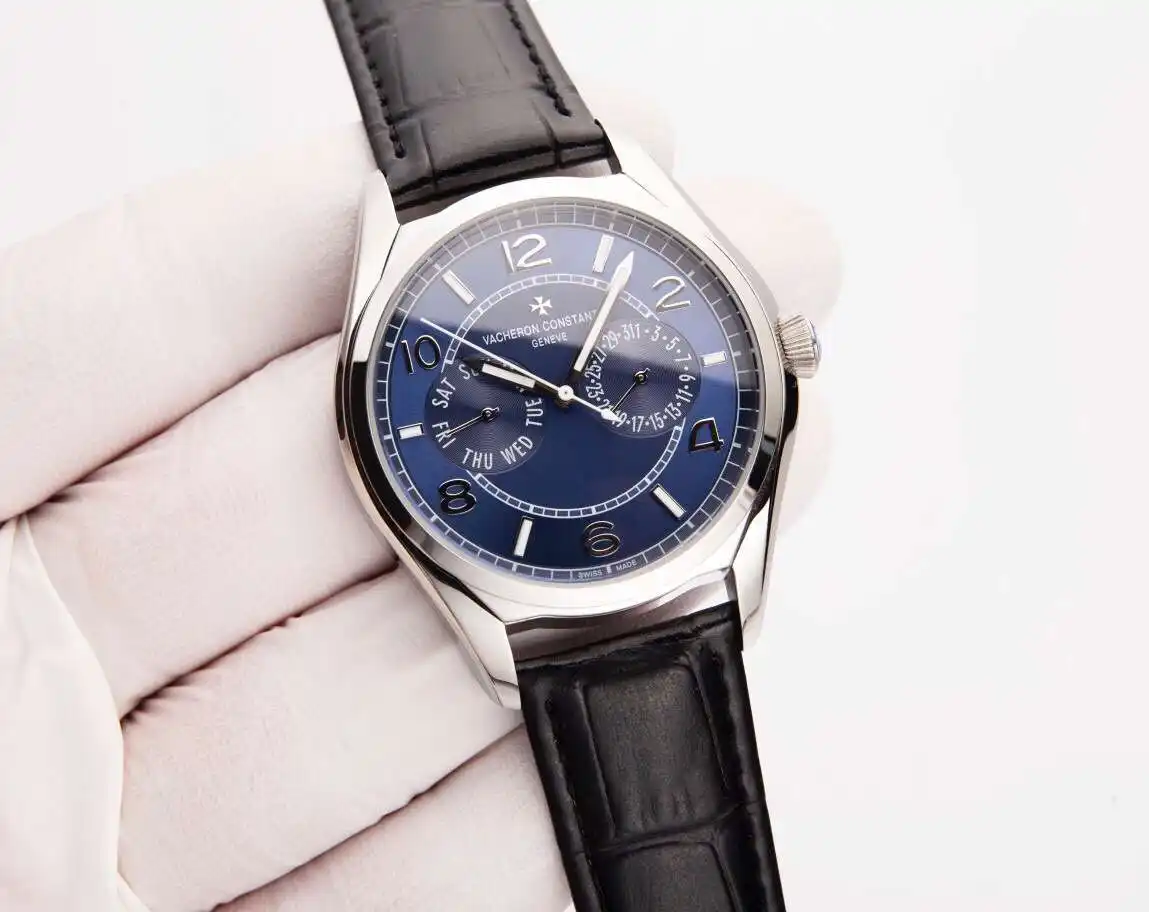 General Watches Vacheron Constantin @Denton watch men's watch with original fully automatic mechanical movement top 316 stainless steel case strap mineral super mirror diameter 41mm KK03250 2 view 6
