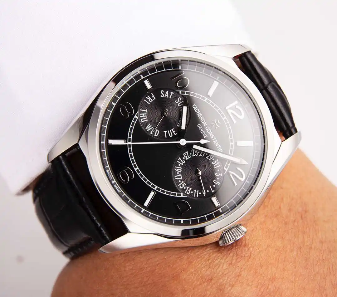General Watches Vacheron Constantin @Denton watch men's watch with original fully automatic mechanical movement top 316 stainless steel case strap mineral super mirror diameter 41mm KK03250 2 view 7