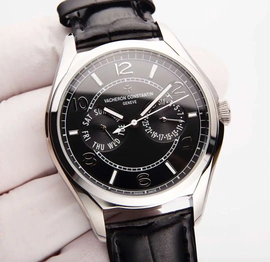General Watches Vacheron Constantin @Denton watch men's watch with original fully automatic mechanical movement top 316 stainless steel case strap mineral super mirror diameter 41mm KK03250 2 view 9
