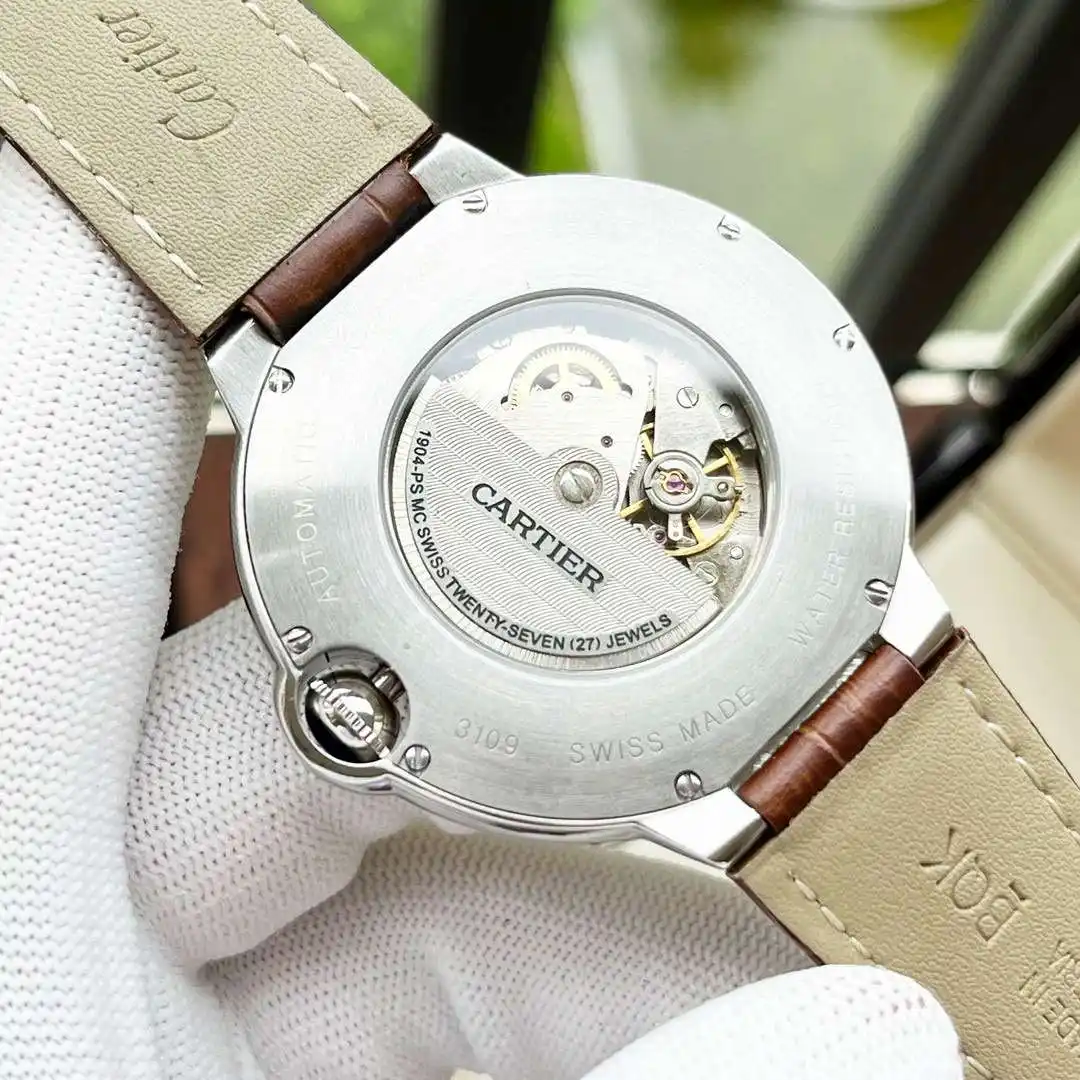 General Watches Watch Men's watch with original fully automatic mechanical movement, top 316 stainless steel case and strap, mineral super mirror, diameter 44mm KK ) view 3