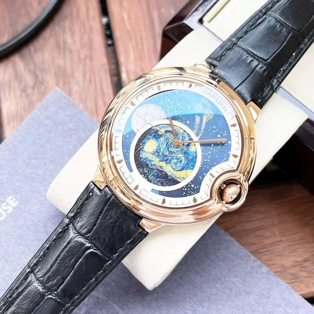 General Watches Watch Men's watch with original fully automatic mechanical movement, top 316 stainless steel case and strap, mineral super mirror, diameter 44mm KK ) view 5