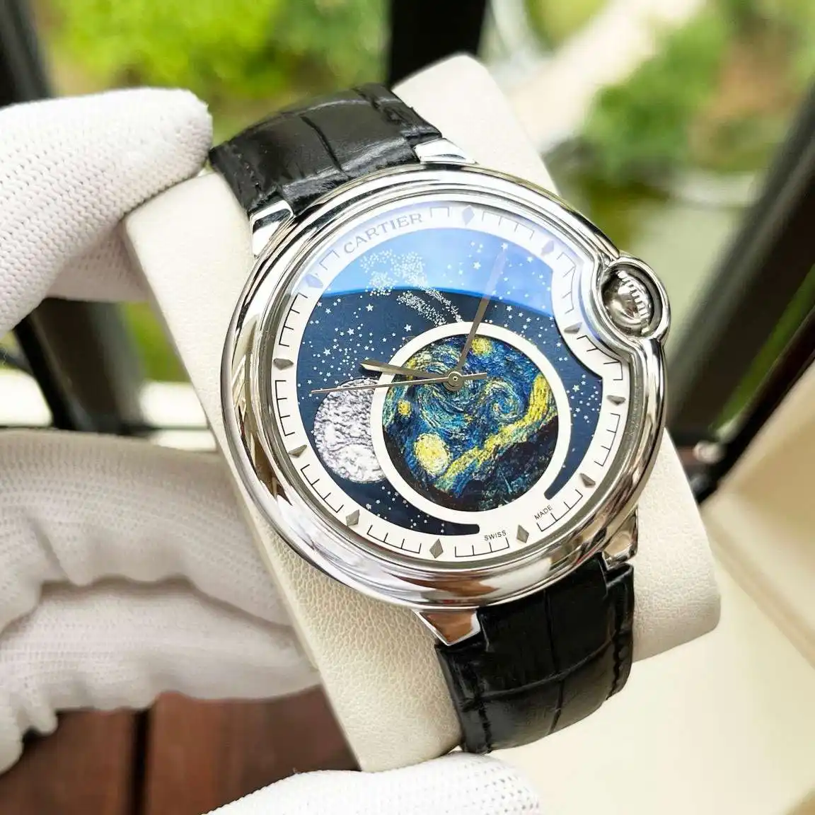 General Watches Watch Men's watch with original fully automatic mechanical movement, top 316 stainless steel case and strap, mineral super mirror, diameter 44mm KK ) view 6