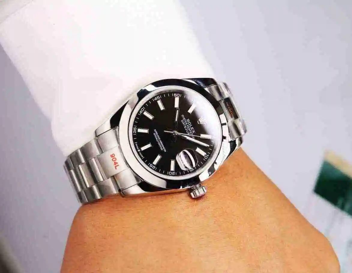 General Watches Rolex Watch Men's Watch Paired with Original Fully Automatic Mechanical Movement Top Grade 316 Precision Steel Case with Mineral Super Strong Mirror Diameter 41mm KK06500 5 view 6