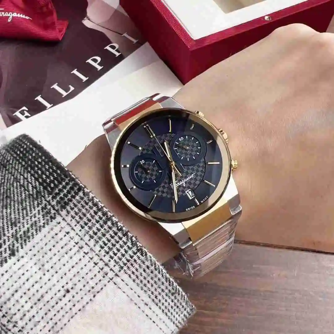 General Watches Ferragamo Watch Men's Watch Paired with Original Fully Automatic Mechanical Movement Top Grade 316 Precision Steel Case with Mineral Super Strong Mirror Diameter 41mm KK09800 1 view 2