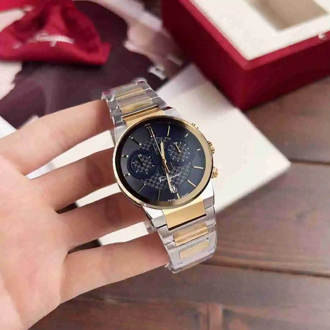General Watches Ferragamo Watch Men's Watch Paired with Original Fully Automatic Mechanical Movement Top Grade 316 Precision Steel Case with Mineral Super Strong Mirror Diameter 41mm KK09800 1 view 8