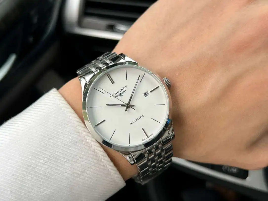 General Watches Watch, men's watch with original fully automatic mechanical movement, top-grade 316 stainless steel case and strap, mineral super mirror, diameter 42cm KK04250 view 9