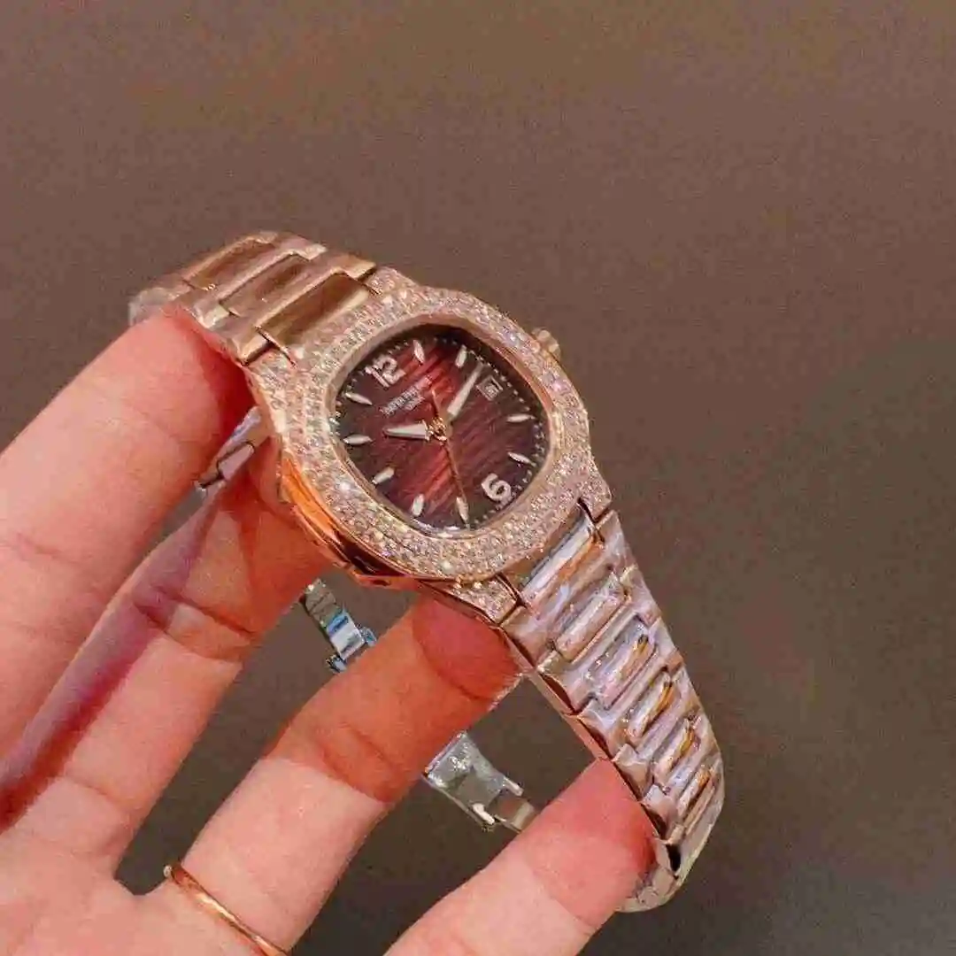 General Watches Patek Philippe Watch Women's Watch Paired with Original Fully Automatic Mechanical Movement Top Grade 316 Precision Steel Case with Mineral Super Strong Mirror Diameter 33mm KK03650 view 6