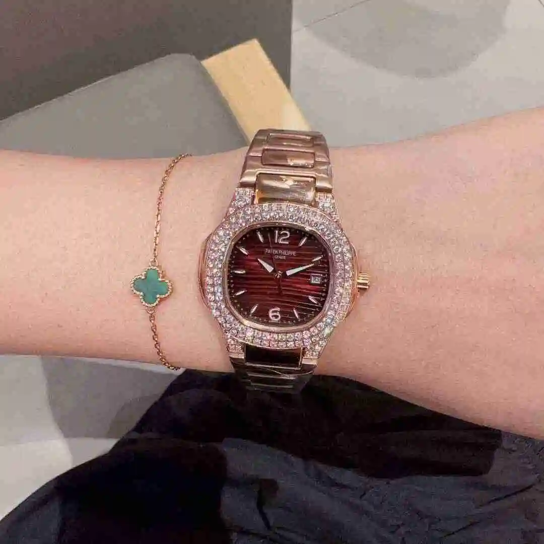 General Watches Patek Philippe Watch Women's Watch Paired with Original Fully Automatic Mechanical Movement Top Grade 316 Precision Steel Case with Mineral Super Strong Mirror Diameter 33mm KK03650 view 9