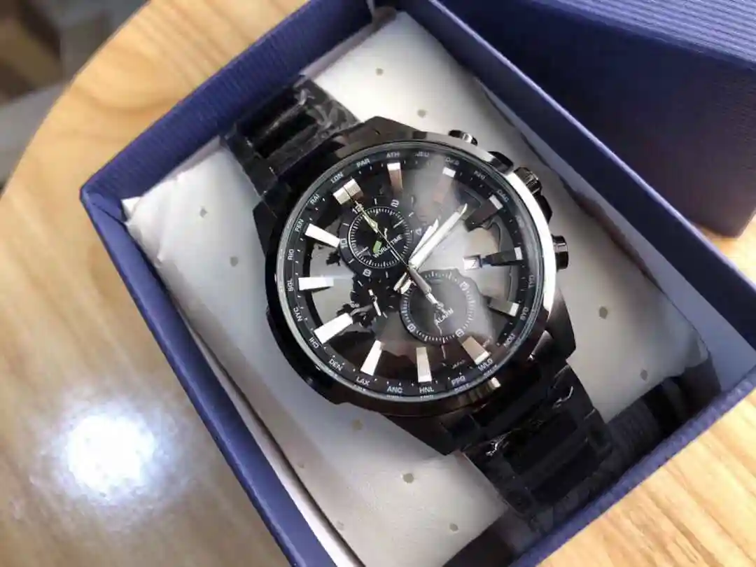 General Watches Casio watch for men with original fully automatic mechanical movement, top grade 316 precision steel case with mineral super strong mirror diameter 40mm KK02450 2 view 5